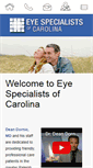 Mobile Screenshot of eyespecialistsofcarolina.com